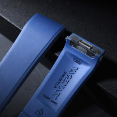 维瑞亚橡胶表带适用于卡地亚山度士39.8mm大号Large