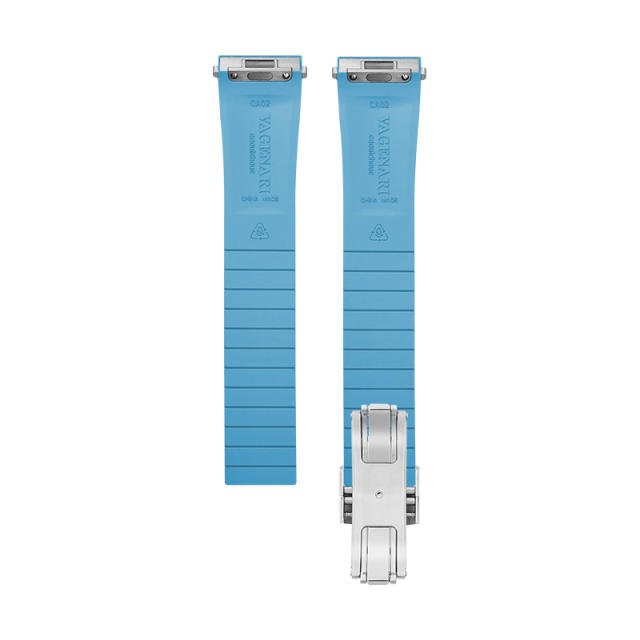 维瑞亚橡胶表带适用于卡地亚山度士39.8mm大号Large