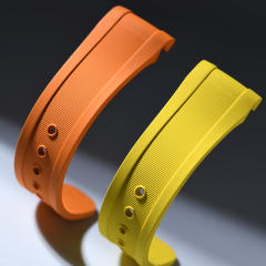 维瑞亚橡胶表带适用于OMEGA海马150M 43mm世界时