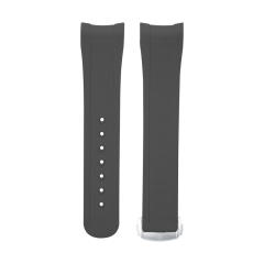 维瑞亚橡胶表带适用于OMEGA海马150M 43mm世界时