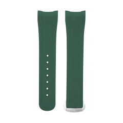 维瑞亚橡胶表带适用于OMEGA海马150M 43mm世界时