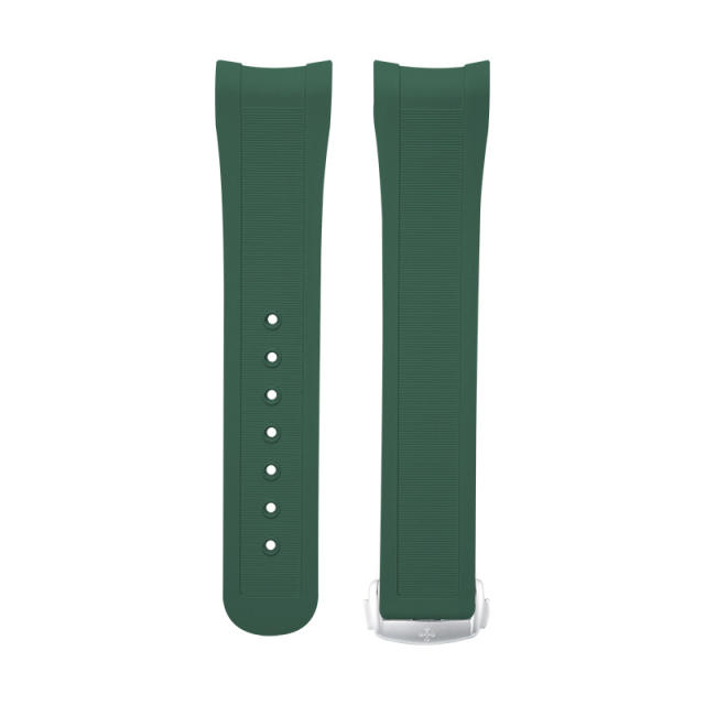 维瑞亚橡胶表带适用于OMEGA海马150M 43mm世界时