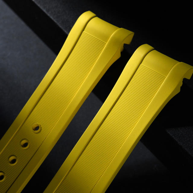 维瑞亚橡胶表带适用于OMEGA海马150M 43mm世界时