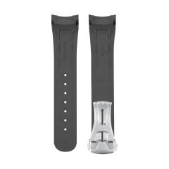 维瑞亚橡胶表带适用于OMEGA海马150M 43mm世界时