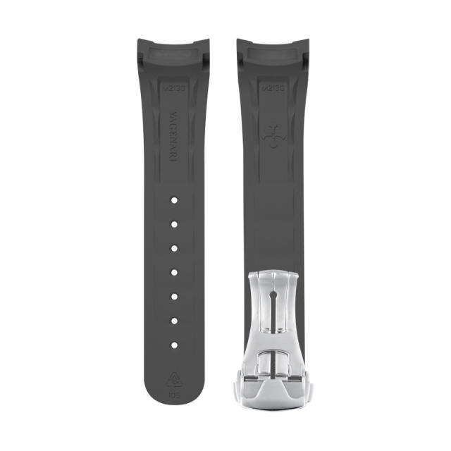 维瑞亚橡胶表带适用于OMEGA海马150M 43mm世界时