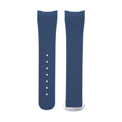 维瑞亚橡胶表带适用于OMEGA海马150M 43mm世界时