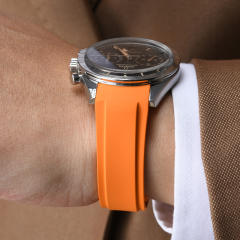 维瑞亚橡胶表带适用于欧米茄超霸40.5mm 332.10.41.51