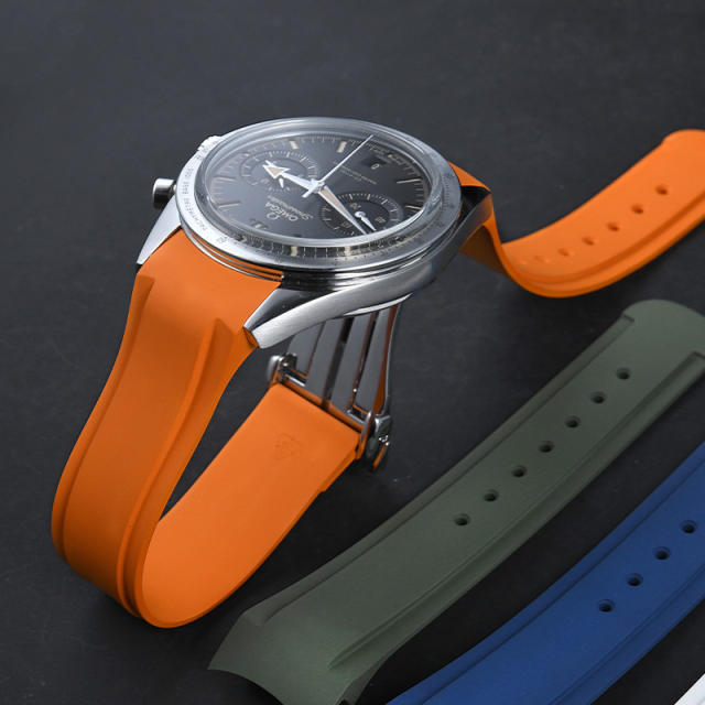 维瑞亚橡胶表带适用于欧米茄超霸40.5mm 332.10.41.51