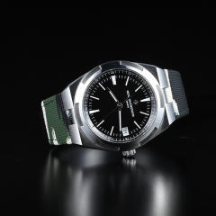 维瑞亚魔术贴帆布表带适用江诗丹顿纵横四海4500/4520/5500/5520/7900/7920