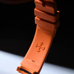 【单色新外观】维瑞亚橡胶表带适用于Omega新海马300(日历6点)