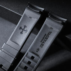 【单色新外观】维瑞亚橡胶表带适用于Omega新海马300(日历6点)