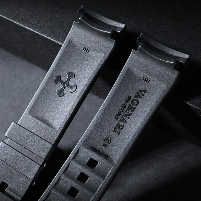 【单色新外观】维瑞亚橡胶表带适用于Omega新海马300(日历6点)