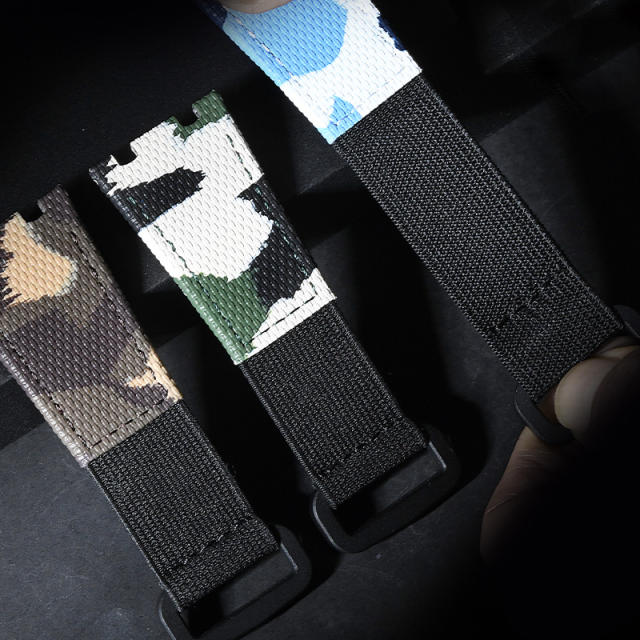 维瑞亚魔术贴帆布表带适用于AP 15400.15500.26239.26331.26240.