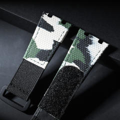 维瑞亚魔术贴帆布表带适用于AP 15400.15500.26239.26331.26240.