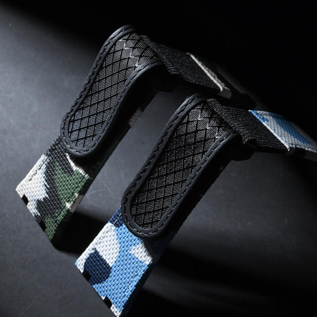 维瑞亚魔术贴帆布表带适用于AP 15400.15500.26239.26331.26240.