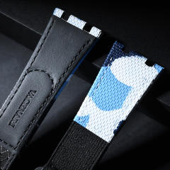 维瑞亚魔术贴帆布表带适用于爱彼皇家橡树离岸15710