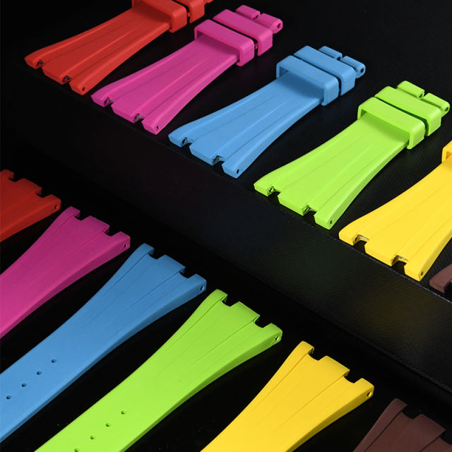 [适配金属钢带款的26170] 维瑞亚橡胶表带适用于皇家橡树离岸计时系列 42mm 26170