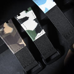 维瑞亚魔术贴帆布表带适用于爱彼皇家橡树离岸26400