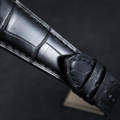 维瑞亚美洲鳄鱼皮表带适用于百达翡丽6007