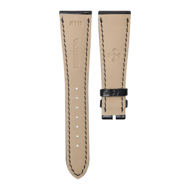 维瑞亚美洲鳄鱼皮表带适用于百达翡丽6007