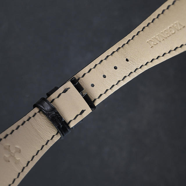 维瑞亚美洲鳄鱼皮表带适用于百达翡丽6007