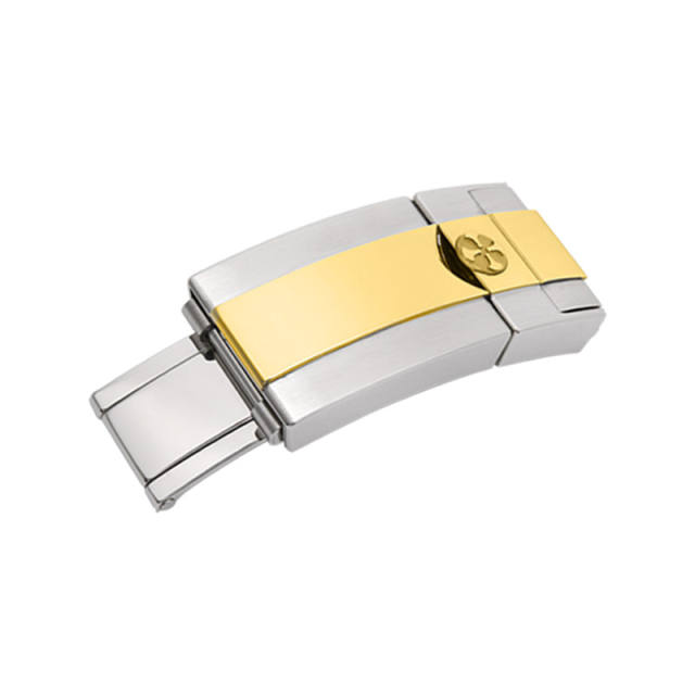 维瑞亚折叠扣 904钢 适配维瑞亚橡胶表带适用于劳力士迪通拿 水鬼 GMT