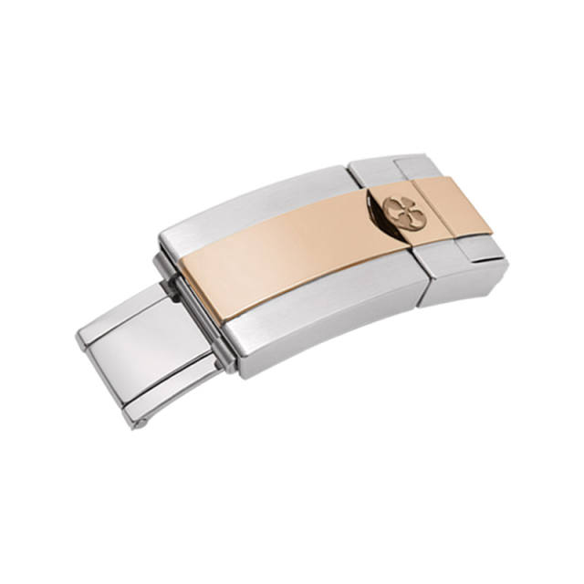 维瑞亚折叠扣 904钢 适配维瑞亚橡胶表带适用于劳力士迪通拿 水鬼 GMT