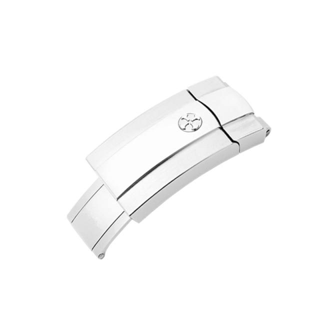 维瑞亚折叠扣 904钢 适配维瑞亚橡胶表带适用于劳力士纵航者42mm