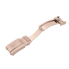 维瑞亚折叠扣 904钢 适配维瑞亚橡胶表带适用于劳力士迪通拿 水鬼 GMT