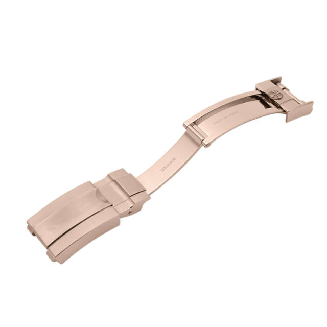 维瑞亚折叠扣 904钢 适配维瑞亚橡胶表带适用于劳力士迪通拿 水鬼 GMT