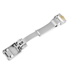 维瑞亚折叠扣 904钢 适配维瑞亚橡胶表带适用于劳力士迪通拿 水鬼 GMT