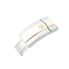 维瑞亚折叠扣 904钢 适配维瑞亚橡胶表带适用于劳力士纵航者42mm