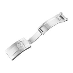 维瑞亚折叠扣 904钢 适配维瑞亚橡胶表带适用于劳力士纵航者42mm