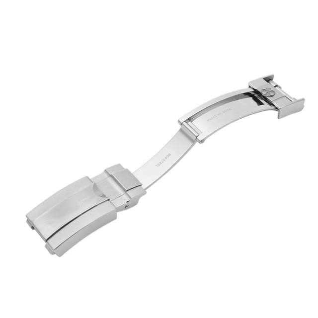 维瑞亚折叠扣 904钢 适配维瑞亚橡胶表带适用于劳力士迪通拿 水鬼 GMT