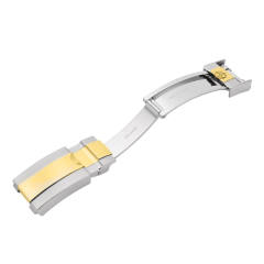 维瑞亚折叠扣 904钢 适配维瑞亚橡胶表带适用于劳力士迪通拿 水鬼 GMT