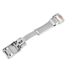 维瑞亚折叠扣 904钢 适配维瑞亚橡胶表带适用于劳力士迪通拿 水鬼 GMT