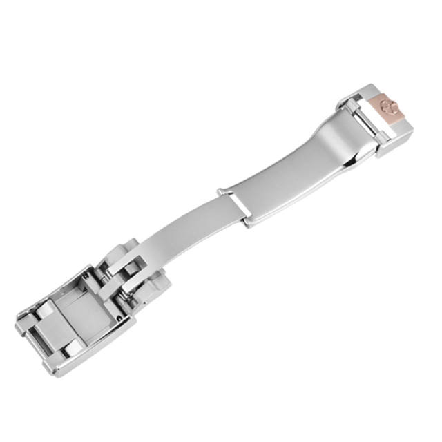 维瑞亚折叠扣 904钢 适配维瑞亚橡胶表带适用于劳力士迪通拿 水鬼 GMT