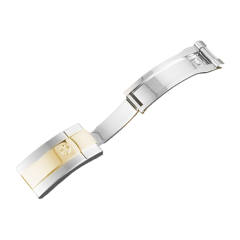 维瑞亚折叠扣 904钢 适配维瑞亚橡胶表带适用于劳力士纵航者42mm