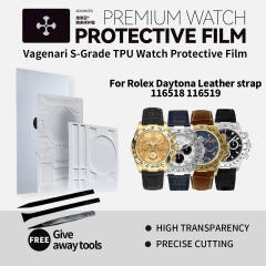维瑞亚S双色TPU手表保护膜适用劳力士迪通拿皮带款116518/19