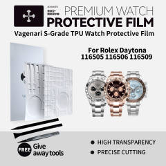 维瑞亚S双色TPU手表保护膜适用劳力士迪通拿116505/06/09