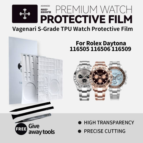 维瑞亚S双色TPU手表保护膜适用劳力士迪通拿116505/06/09