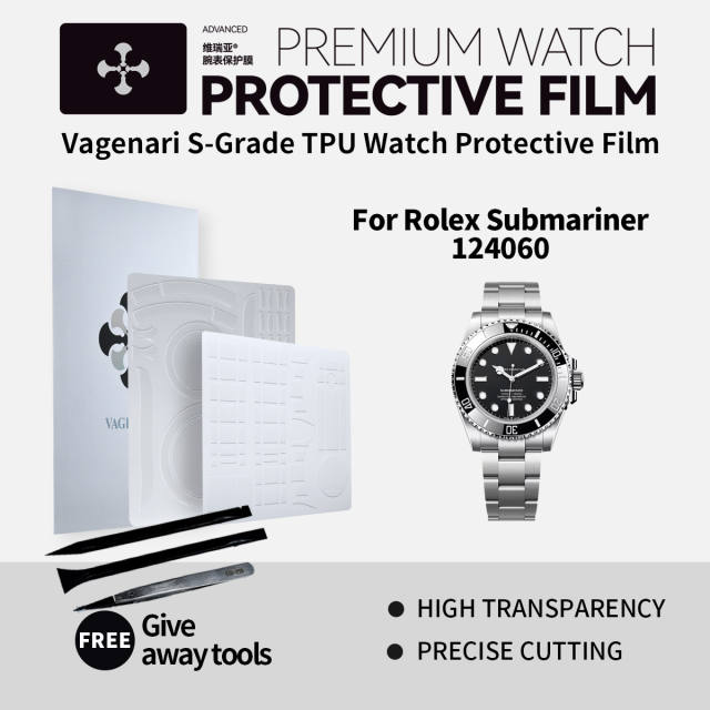 维瑞亚TPU手表保护膜S级适用劳力士二代水鬼124060