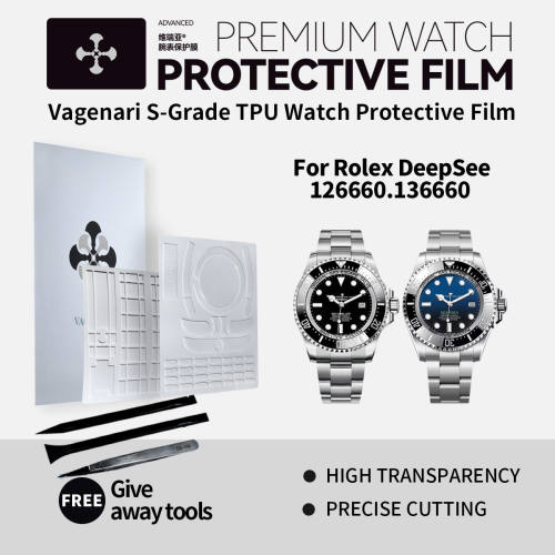 维瑞亚S级双色TPU手表保护膜适用劳力士新鬼王126660.136660