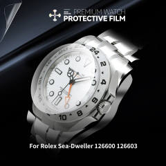 维瑞亚S级双色TPU手表保护膜适用劳力士探险家226570