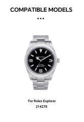 维瑞亚S级双色TPU手表保护膜适用劳力士探险家214270