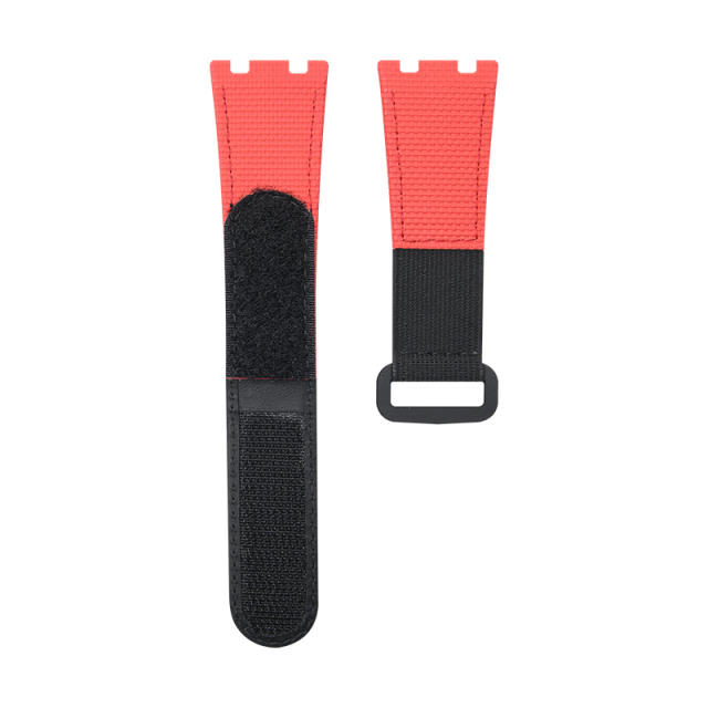 维瑞亚魔术贴帆布表带适用于爱彼皇家橡树离岸26470