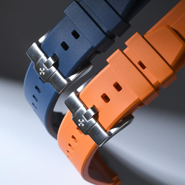 维瑞亚橡胶表带适用于浪琴先行者祖鲁时间39mm L3.802.4..