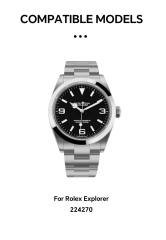 维瑞亚S级双色TPU手表保护膜适用劳力士探险家 224270