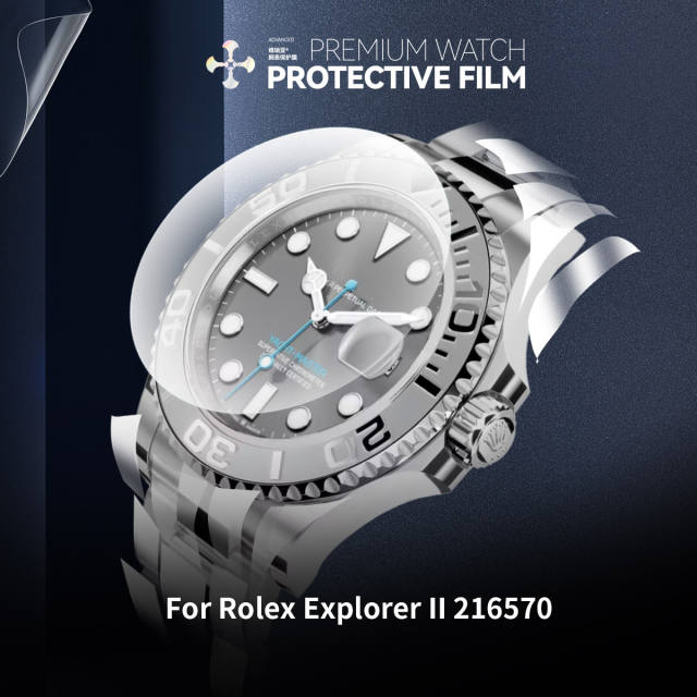 维瑞亚S级双色TPU手表保护膜适用劳力士游艇40mm 116622.116621.126622.126621