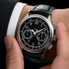 维瑞亚美洲鳄鱼皮表带适用于百达翡丽5370 复杂功能计时